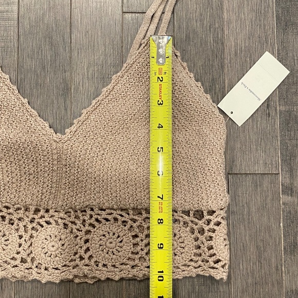 NWT Abercrombie & Fitch Crochet Crop Bra Top - Picture 6 of 6